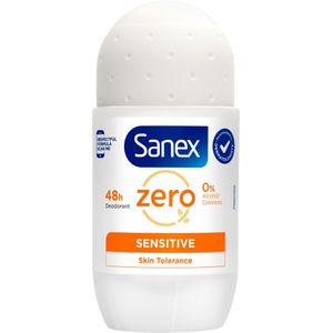 Sanex - Zero% - Deodorant Roller - Gevoelige Huid - 50 ml - 3x