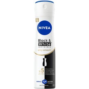 NIVEA - Black & White Silky Smooth - Deodorant Spray - 150 ml