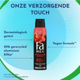 Fa - Men Deodorant Spray - Voordeelverpakking - 3 x 150 ml - Attraction Force