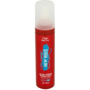 4x Wella New Wave Ultra Strong Power Hold Gel Spray 150 ml