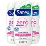 Sanex - Zero% - Shampoo - 250 ml - Milieuvriendelijk