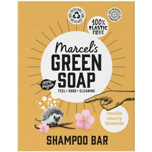 Marcel's Green Soap - Shampoobar - Vanilla & Cherry Blossom - 90 gr