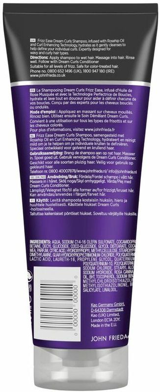 John Frieda - Frizz Ease Dream Curls - Shampoo - 250 ml