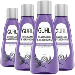 Guhl - Zilver & Vitaliteit - Shampoo - 4x Mini 50 ml
