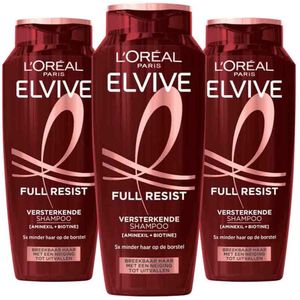 L'Oréal - Elvive Full Resist - Shampoo - 3 x 250 ml - Voordeelverpakking