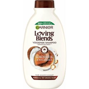 Garnier - Loving Blends - Shampoo - Kokosmelk en Macadamia - 300 ml