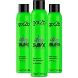 Got2b - Droogshampoo Fresh & Fabulous - 3 x 200 ml - Voordeelverpakking
