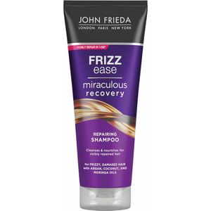 John Frieda - Frizz Ease Brazilian Sleek - Shampoo - 4 x 250 ml - Voordeelverpakking