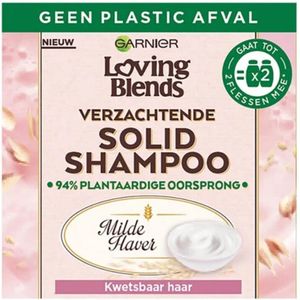 Garnier - Loving Blends - Milde Haver Shampoo Bar - Voordeelverpakking - 6 x 60 gr