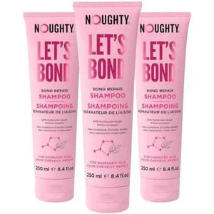 Noughty Let's Bond Repair Shampoo - 250 ml - Herstel en Versterking voor Beschadigd Haar