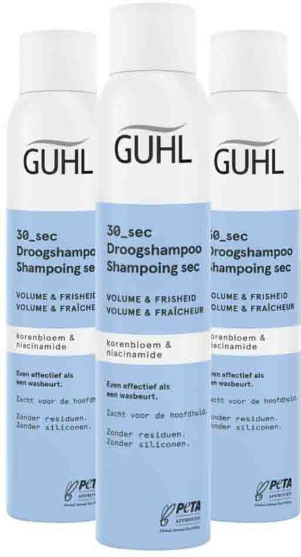 Guhl - Droogshampoo Volume en Frisheid - 3 x 200 ml - Voordeelverpakking