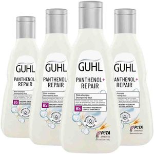 Guhl - Panthenol+ Repair - Shampoo - 4 x 250 ml - Voordeelverpakking