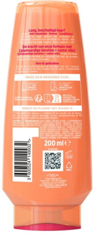 L'Oréal - Elvive Dream Lengths - Conditioner - 3 x 200 ml - Voordeelverpakking