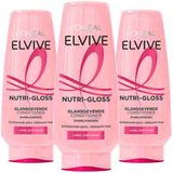 L'Oréal - Elvive Nutri Gloss - Conditioner - 3 x 200 ml - Voordeelverpakking