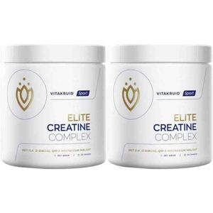Vitakruid - Elite Creatine Monohydraat Complex - 2x 261 gr