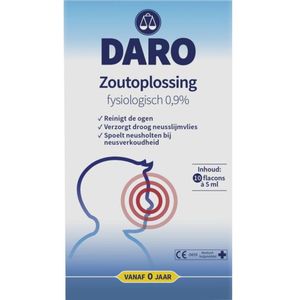 Daro - Fysiologische Zoutoplossing - 10 Stuks - Medisch Hulpmiddel