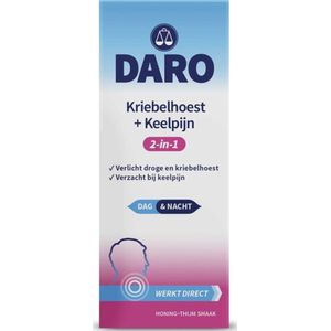 Daro - 2-in-1 Kriebelhoest + Keelpijn - 150 ml - Medisch Hulpmiddel