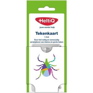 HeltiQ - Tekenkaart - Formaat van een Bankpas - Voor het Verwijderen van Teken
