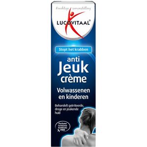 Lucovitaal - Anti-Jeuk Crème - 3x 50 ml - Medisch Hulpmiddel - Voor Droge Huid