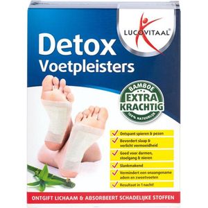 Lucovitaal - Detox Voetpleisters - 3x10 Stuks - 100% Natuurlijk