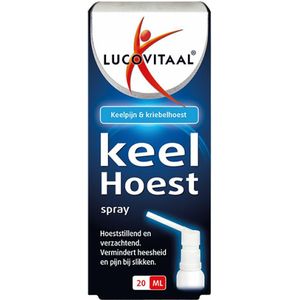 Lucovitaal - Hoest en Keelspray - 20 ml - Medisch Hulpmiddel