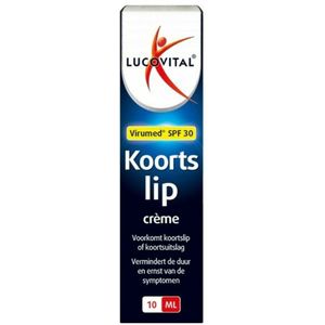 Lucovitaal - Koortslipcreme - 10 ml - Medisch Hulpmiddel - 3x