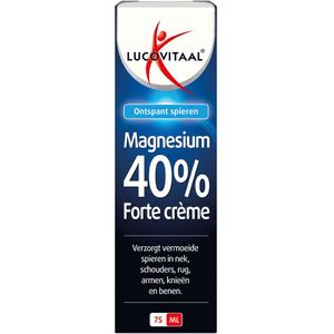 Lucovitaal - Magnesium 40% Forte Crème - 75 ml
