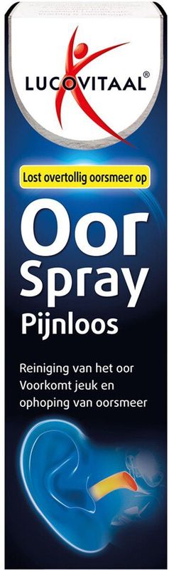 Lucovitaal - Oorspray Otixyl - Oorsmeer Verwijderaar - 3 x 20 ml - Voordeelverpakking
