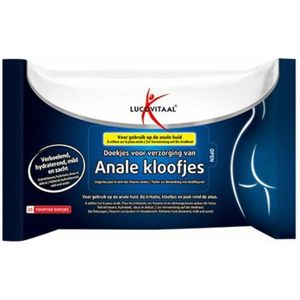 Lucovitaal Anale Kloofjes Doekjes - 3 x 25 stuks - Voordeelverpakking