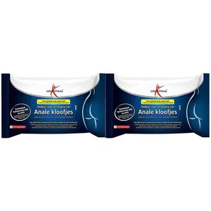 Lucovitaal Anale Kloofjes Doekjes - 2 x 25 stuks - Voordeelverpakking