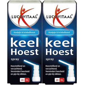 Lucovitaal - Hoest en Keelspray - 20 ml - Medisch Hulpmiddel