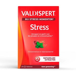 Valdispert - Stress - 20 Tabletten - Natuurlijke Extracten - Ontspanning en Rust