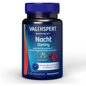 Valdispert - Nacht Gummy - 45 Stuks - Vegan - Ondersteunt Gezonde Nachtrust