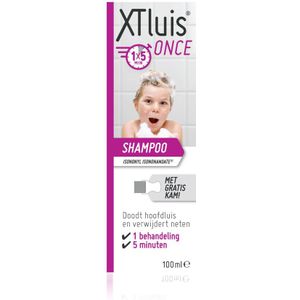 XT Luis Once - Shampoo - 100 ml - Medisch Hulpmiddel - Doodt Hoofdluis en Verwijdert Neten