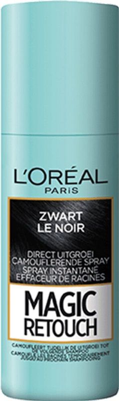 L'Oréal - Magic Retouch - Uitgroeispray - Zwart - 75 ml