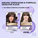 L'Oréal - Excellence Cool Crème - Permanente Crèmekleuring - 4.11 - Ultra As Middenbruin - 3x