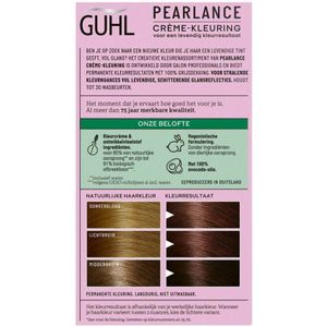 Guhl - Pearlance - Intensieve Crème-Haarkleuring - Warmroodbruin Teakwood - 3 x Voordeelverpakking