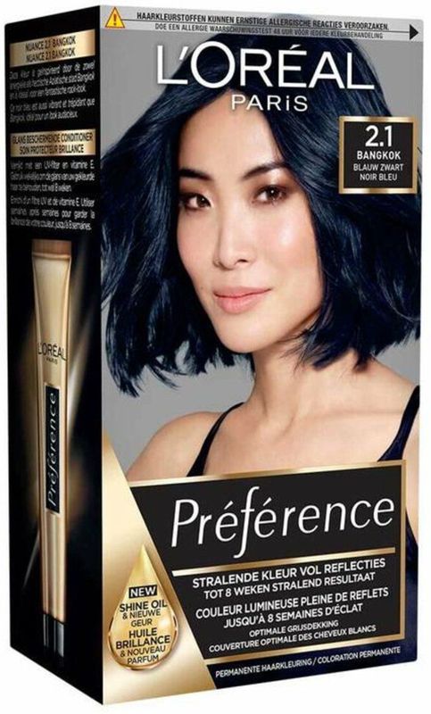 L'Oréal - Préférence - Haarkleuring - 2.1 Blauw Zwart - 3 x Voordeelverpakking