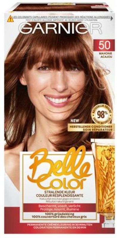 Garnier - Belle Color - Permanente Crèmekleuring - 50 Mahonie - 2x