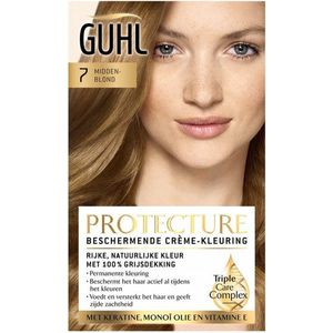 Guhl - Protecture - Beschermende Crème-Haarkleuring - Middenblond - 3x