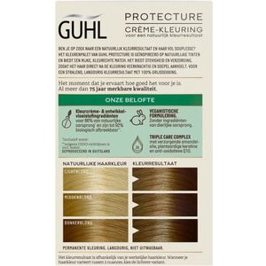 Guhl - Protecture - Beschermende Crème-Haarkleuring - Middengoudblond - 3x