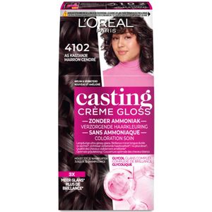 L'Oréal - Casting Crème Gloss - Semi-Permanente Haarkleuring - Parelmoer Kastanjebruin - 3x