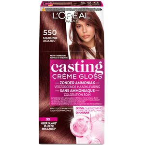 L'Oréal - Casting Crème Gloss - Semi-Permanente Haarkleuring - Licht Mahoniebruin - 2x