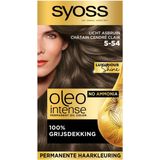 Syoss Oleo Intense - Haarverf - Licht Asbruin - 2x