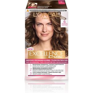 L'Oréal - Excellence Crème - Permanente Crèmekleuring - Donkerblond - 2 x Voordeelverpakking