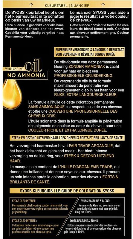 Syoss - Oleo Intense - Haarverf - Stralend Rood - 2 x Voordeelverpakking