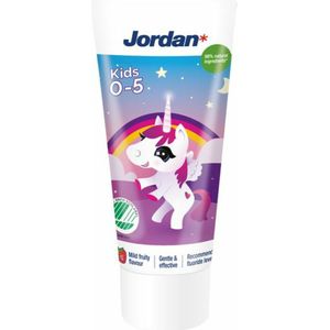 Jordan - Tandpasta Kids - 50 ml - Voor Kinderen 0-5 Jaar - Frambozensmaak