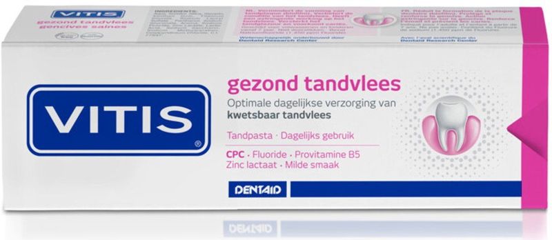 Vitis - Gezond Tandvlees - Tandpasta - 2 x 75 ml - Voordeelverpakking