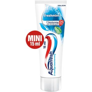 Aquafresh - Freshmint 3in1 - Tandpasta - Mini - 12x 15 ml