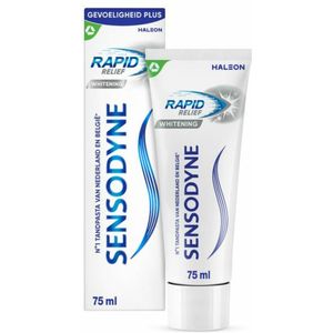 Sensodyne - Rapid Relief Whitening - Tandpasta - 3x 75 ml